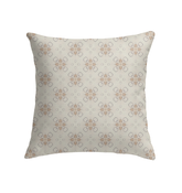Close-up view of the Buttercup Bliss Indoor Pillow's soft fabric